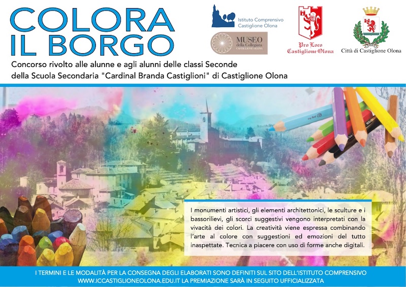 Locandina colora il borgo 